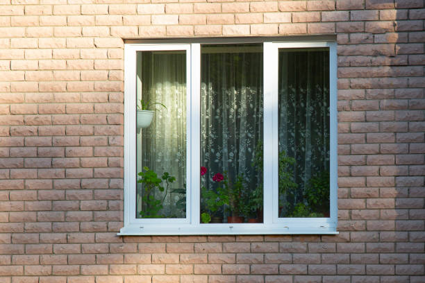 istock Beautiful Plastic Windows in a multi-storey building. 1169216131