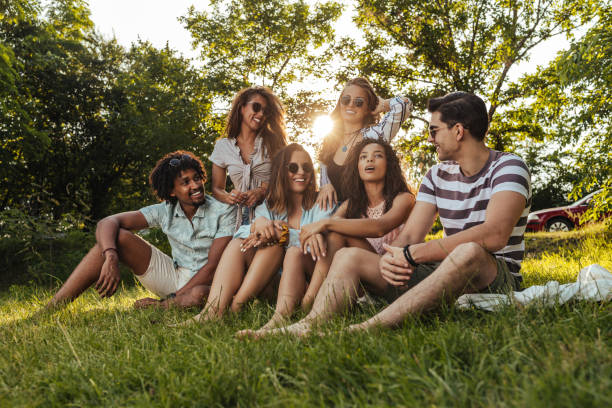 istock Bonding with friends at a beautiful setting 1169216539