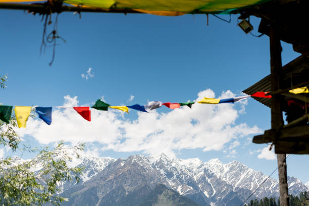 istock Budhist flags in the mountains near hamta 1169227650