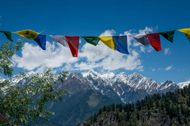 istock Budhist flags in the mountains near hamta 1169227903