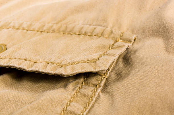 istock clothing items stonewashed cotton fabric texture with seams, clasps, buttons and rivets, macro 1169231586