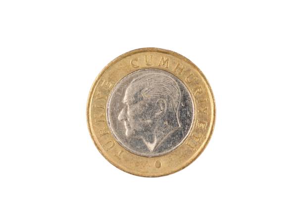 istock A Turkish one lira coin isolated on a white background 1169233723