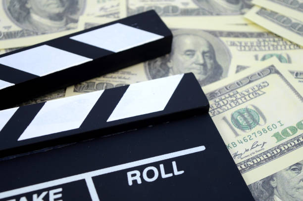 Money Making Movie Industry stock photo
