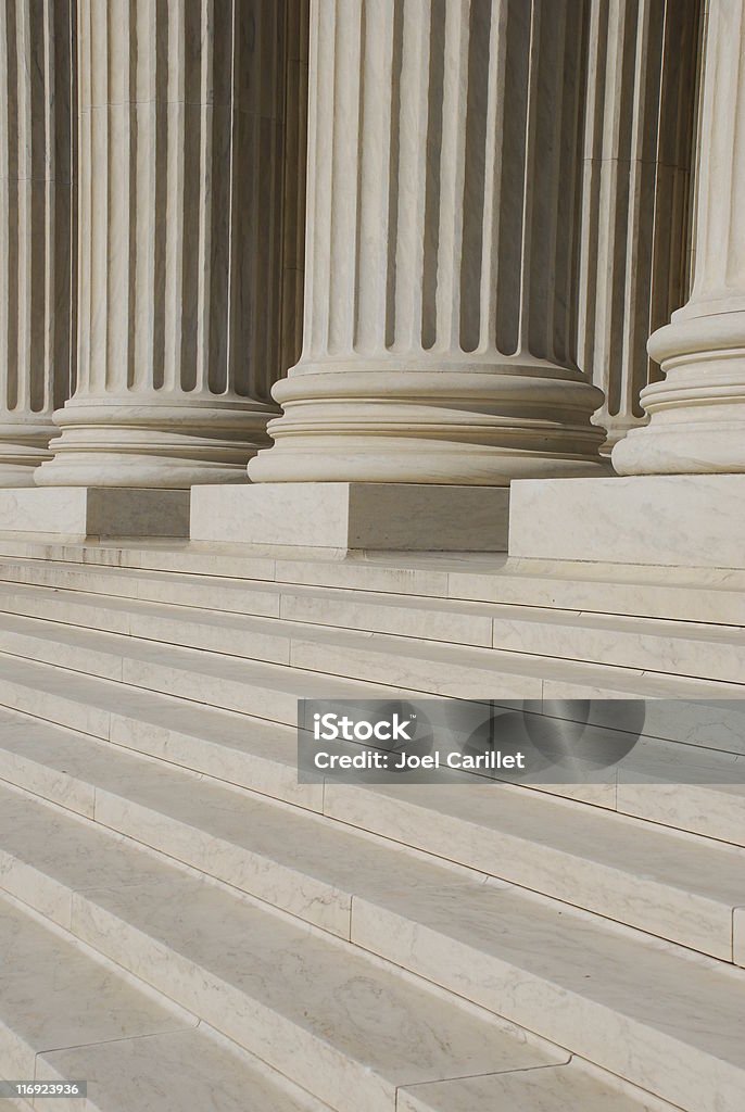 Der Schritte von Oberstes Bundesgericht der USA - Lizenzfrei Architektonische Säule Stock-Foto