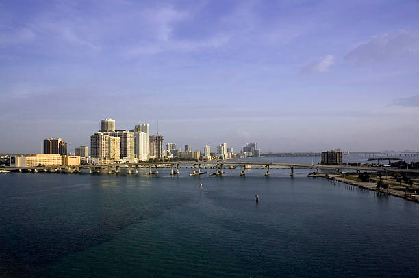 istock Miami Downtown at dusk. Florida, USA 116923938