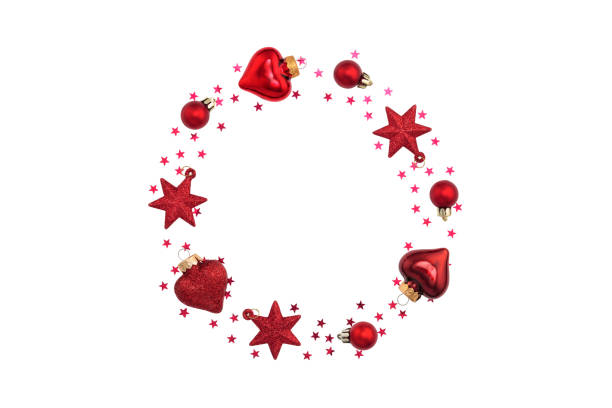 istock Christmas ornament on white. 1169242924