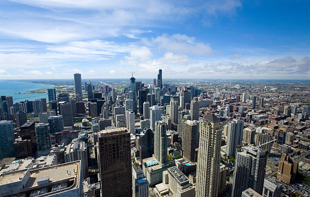 istock Chicago - Aerial View 116924417