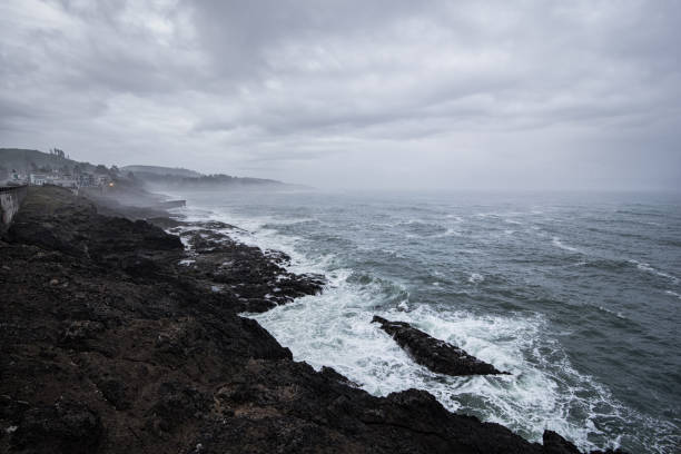 istock Depoe Bay Morning Fog 1169244934