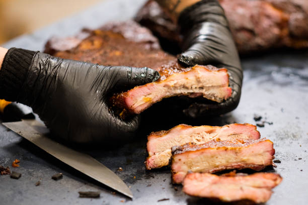 istock culinary master class chef gloves smoked pork ribs 1169246716