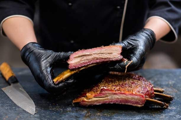 istock grill restaurant kitchen chef smoked beef ribs 1169246726