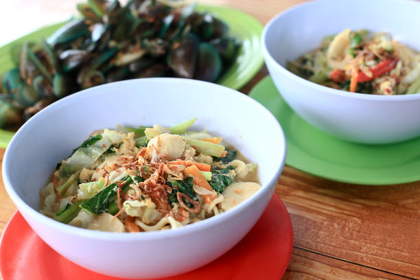 istock Homemade Noodle Soup Seafood 1169248882