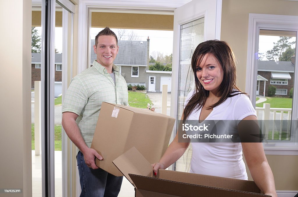 Moving House  20-24 Years Stock Photo