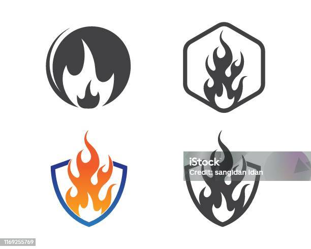 Api Api Logo Ikon Vektor Desain Ilustrasi Ilustrasi Stok - Unduh Gambar ...