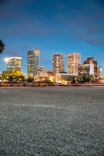 istock Phoenix Arizona downtown city skyline at night 1169257235