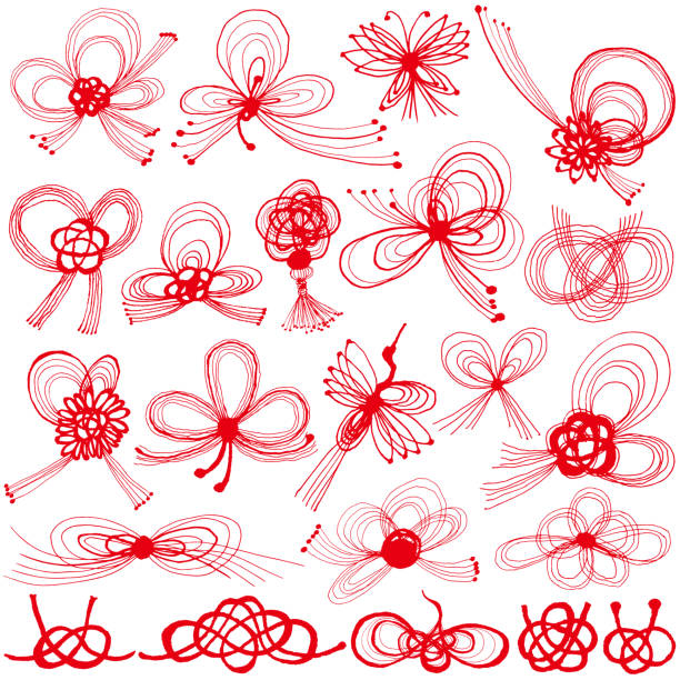 Set Of Asian Knots Stock Illustration - Download Image Now - Chinese Knotting, Mizuhiki, Japanese Culture - iStock Set Of Asian Knots Stock Illustration - Download Image Now - Chinese Knotting, Mizuhiki, Japanese Culture - iStock