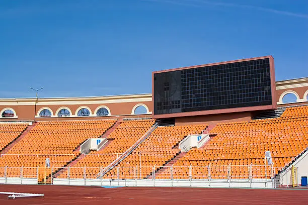 Scoreboard on the stadium