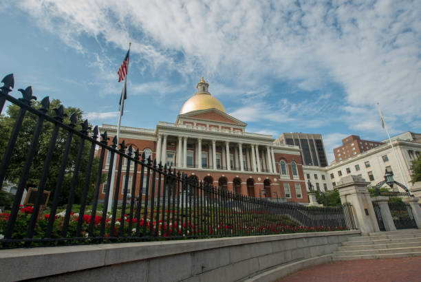 istock Massachusetts State House Exterior in Boston 1169267631