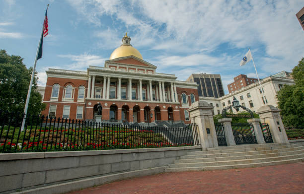 istock Massachusetts State House Exterior in Boston 1169267860