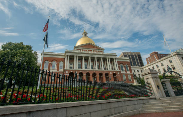 istock Massachusetts State House Exterior in Boston 1169267934