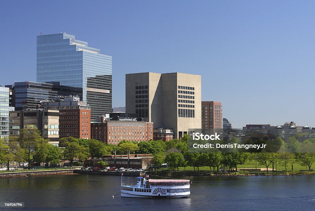Boston Skyline - Zbiór zdjęć royalty-free (Szpital)