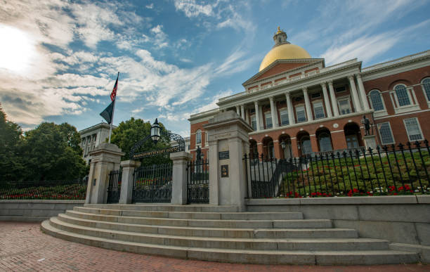 istock Massachusetts State House Exterior in Boston 1169268024