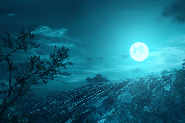 istock The spooky hill at night 1169268083
