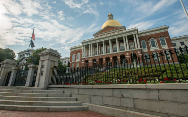 istock Massachusetts State House Exterior in Boston 1169268090