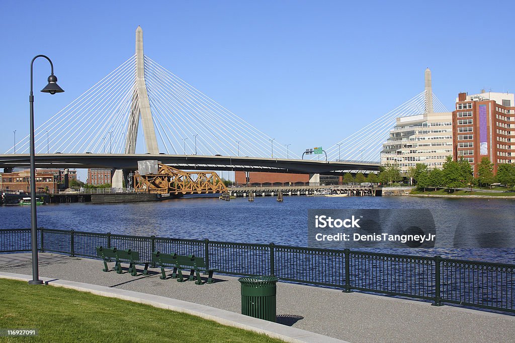 Zakim Bridge - Foto stock royalty-free di Ambientazione esterna