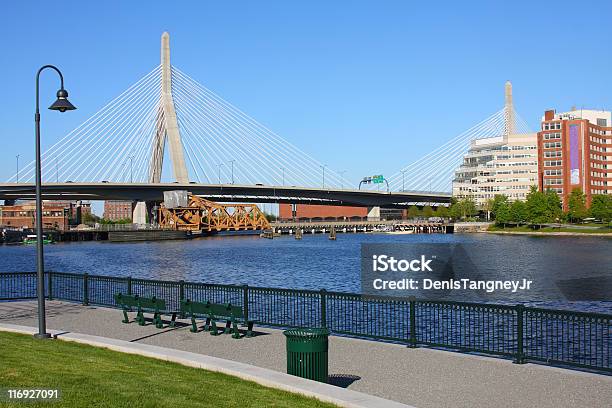 Zakim Bridge - Fotografie stock e altre immagini di Ambientazione esterna - Ambientazione esterna, Architettura, Boston - Massachusetts