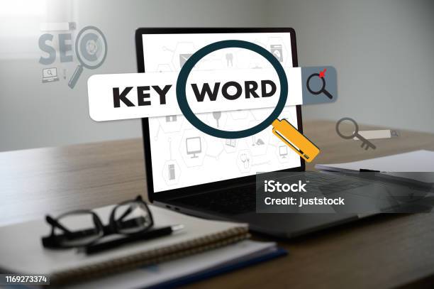 Keywords Research Communication Research Onpage Optimization Seo Stock Photo - Download Image Now