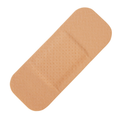 Plaster/Band aid isolated on white