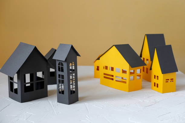istock Houses from paper and cardboard 1169280390