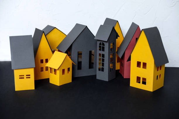 istock Houses from paper and cardboard 1169280447
