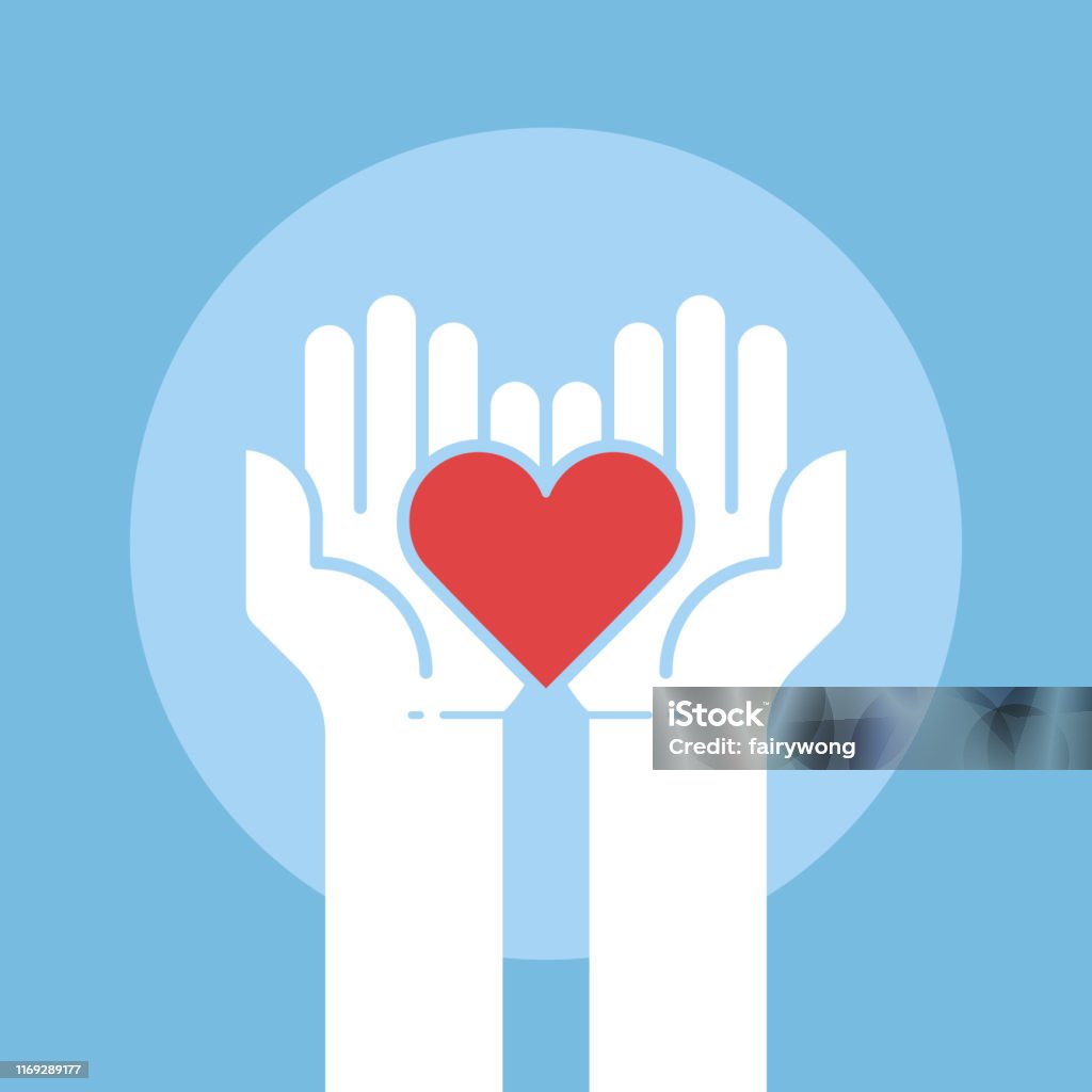 Heart in hands,donation concept,vector illustration Heart in hands,donation concept,vector illustration.
EPS 10. Heart Shape stock vector