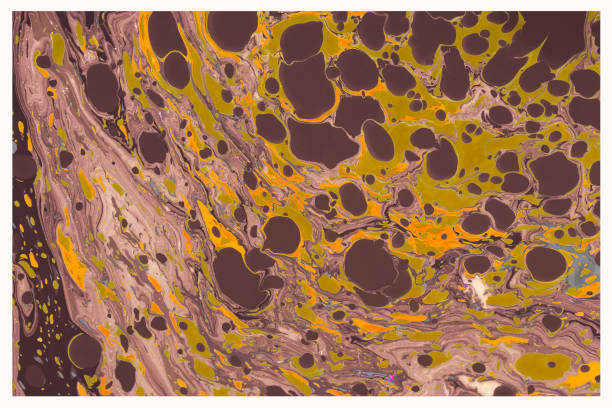 istock Abstract marbling art patterns as colorful background 1169290393