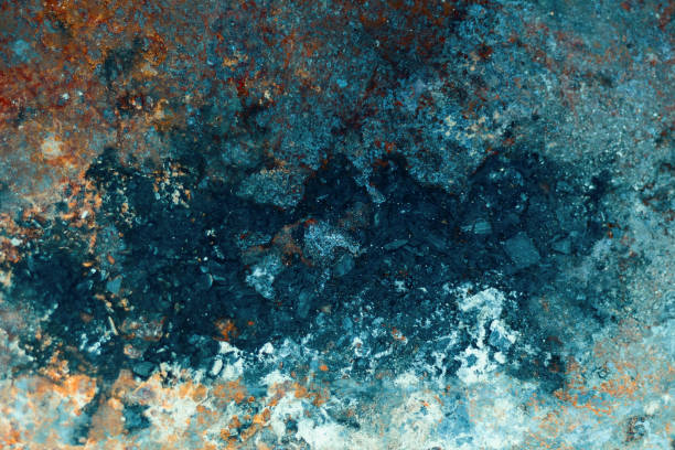 istock Helloween old metal background. View from above. 1169291620
