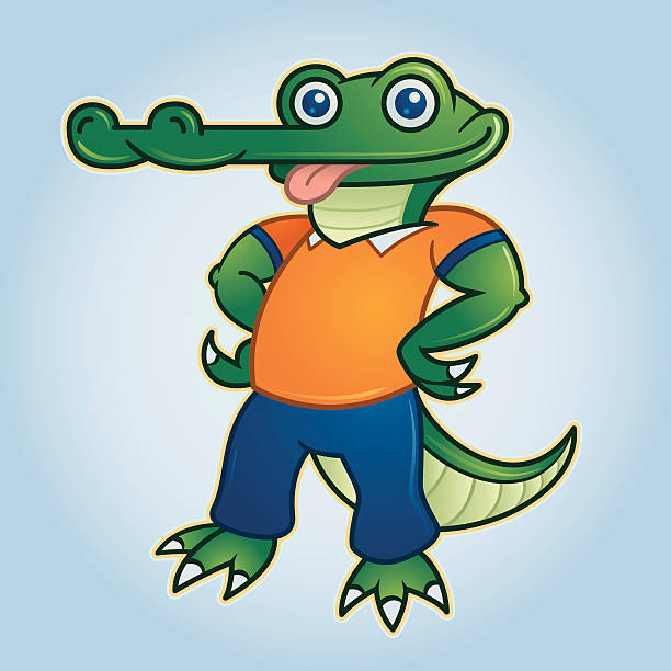 ilustrações de stock, clip art, desenhos animados e ícones de gilbert gator - university of florida