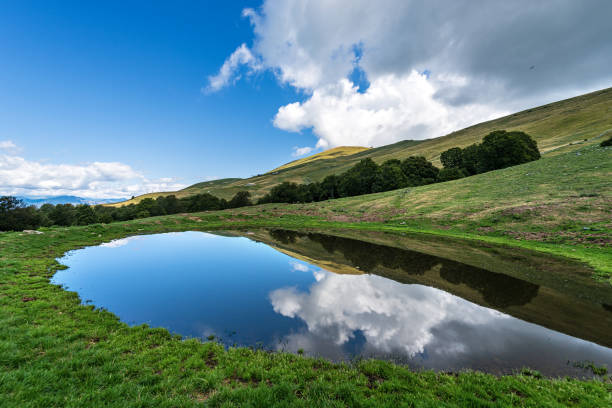 istock Small lake with reflections - Monte Baldo Alps Italy 1169295507