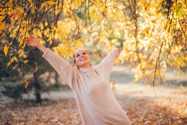 istock Enjoying autumn park 1169295940
