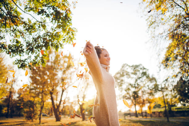 istock Enjoying autumn park 1169295954