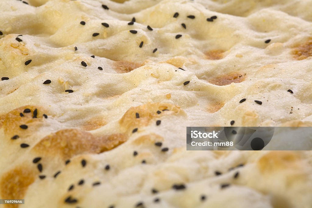 turkish bread Close up of a turkish bread surface as bfood background 7-Grain Bread Stock Photo