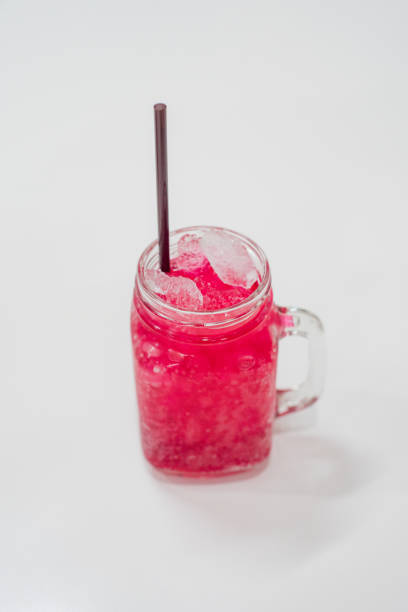 istock strawberry soda, red soda 1169308114