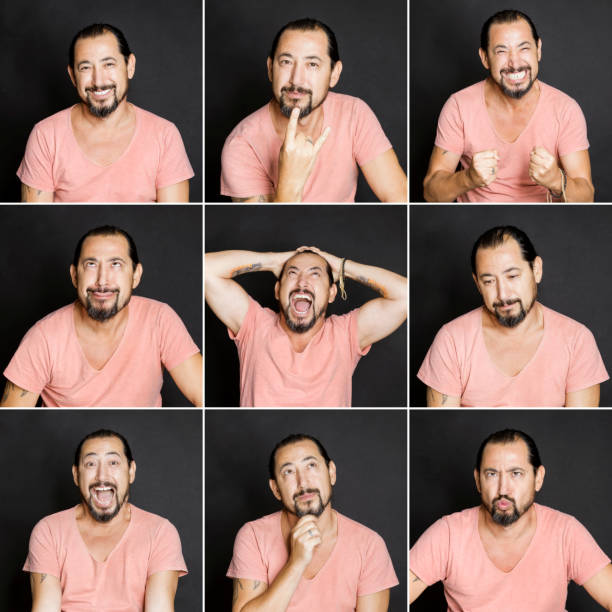 istock Real man making different facial expressions 1169312975