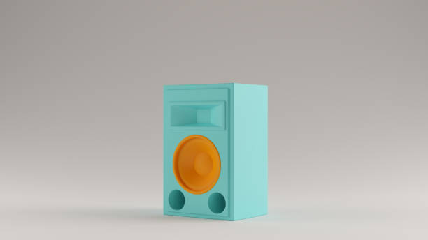 istock Gulf Blue Turquoise and Orange Traditional Speaker Loudspeaker 1169317567