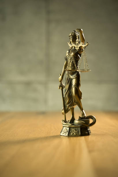 istock Law and Justice Concept Image, Grey stone background 1169323418