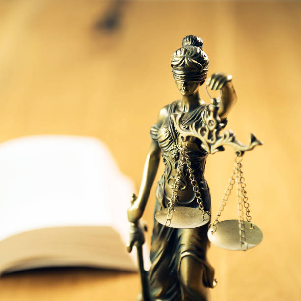 istock Law and Justice Concept Image, Grey stone background 1169324743