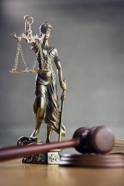 istock Law and Justice Concept Image, Grey stone background 1169325071