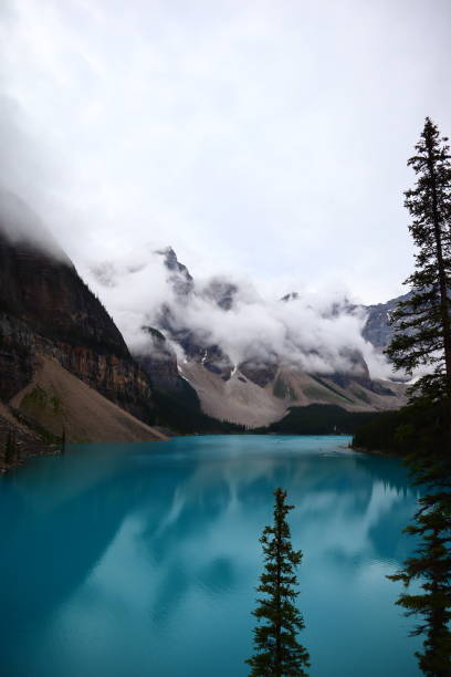 istock Moraine Lake with Mountains 1169326409