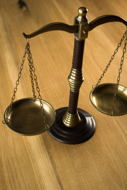 istock Law and Justice Concept Image, Grey stone background 1169326770