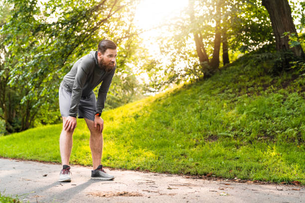 istock Swedish man is exhausted after exercising in e public park 1169327723